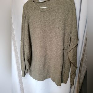 Army green sweater